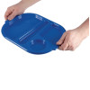 Olympia Kristallon Polycarbonate Compartment Food Trays Blue 322mm (10 Pack)