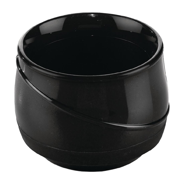 Aladdin Temp-Rite Allure Round Insulated Bowls Black 150ml (48 Pack)