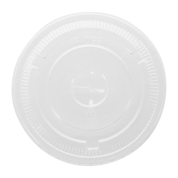 Fiesta Recyclable rPET Flat Lids for 340/455/568ml Cups (400 Pack)