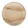 Fiesta Compostable Palm Leaf Plates Round 250mm (100 Pack)