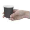 Fiesta Compostable Hot Cups Single Wall Black 177ml (50 Pack)