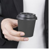 Fiesta Compostable Hot Cups Single Wall Black 177ml (1000 Pack)