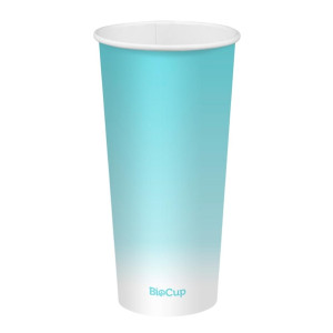 BioPak Cold Paper Biocups Coloured 650ml/90mm (1000 Pack)