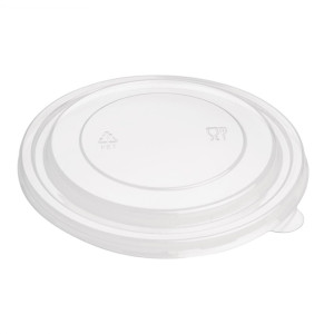Fiesta Recyclable PET Round Salad Bowl Lids (300 Pack)