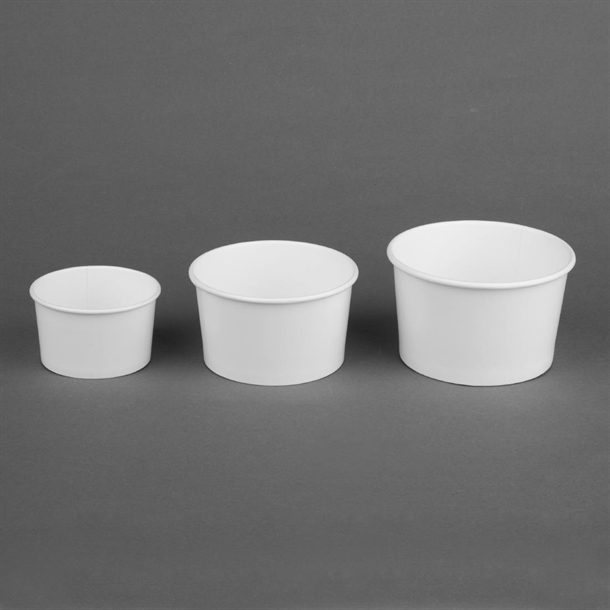 Fiesta Recyclable Ice Cream Pots 227ml (1000 Pack)
