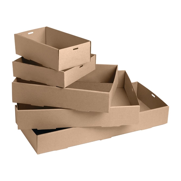 BioPak BioBoard Catering Tray Bases Extra Large (50 Pack)