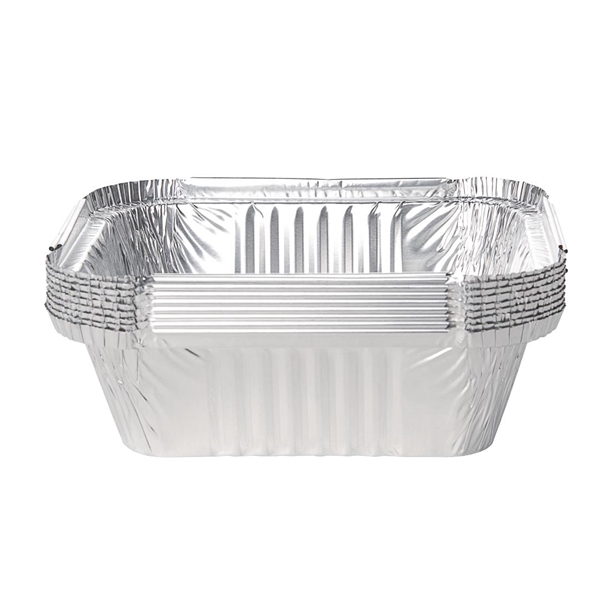 Fiesta Recyclable Foil Containers Medium 450ml (500 Pack)