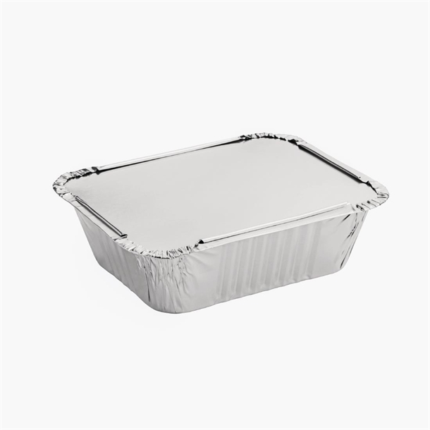 Waxed Lids for Fiesta Recyclable Medium Foil Containers (500 Pack)