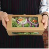 Fiesta Compostable Salad Boxes with PLA Windows 1200ml (200 Pack)