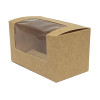 Fiesta Recyclable Bloomer Box with PET Window 70x125mm (500 Pack)
