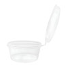 Fiesta Recyclable Portion Pots with Lids 25ml (50 Pack)
