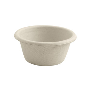 BioPak Natural Sugarcane Base Sauce Containers - 30ml (Pack 1000)