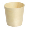 Fiesta Compostable Biodegradable Wooden Sauce Dipping Pots 38ml