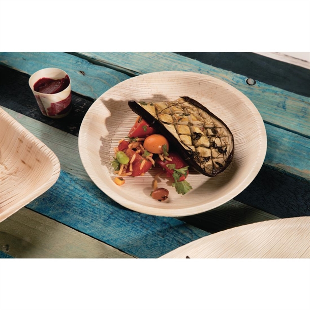 Fiesta Compostable Biodegradable Wooden Sauce Dipping Pots 38ml