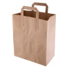 Fiesta Compostable Recycled Brown Paper Carrier Bags Medium (250 Pack)
