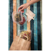 Fiesta Recyclable Flat Handle Paper Bags Brown (250 Pack)
