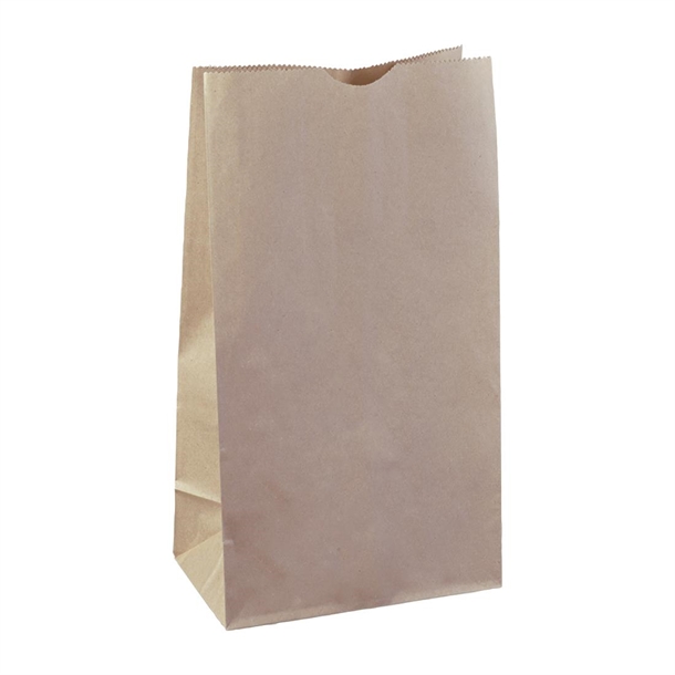 Detpak #12 SOS Brown Paper Bag (1000 Pack)