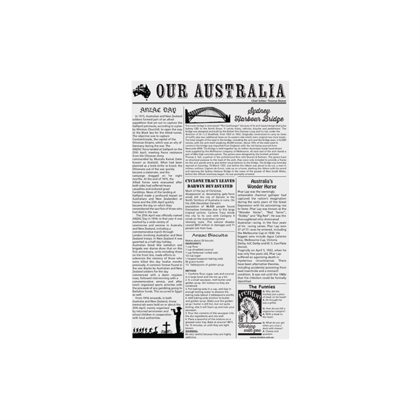 Greaseproof Paper Newsprint - 190x310mm (200 Sheets)