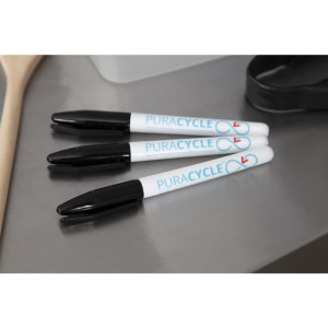 Puracycle Non-Toxic Marker Pens Black (3 Pack)