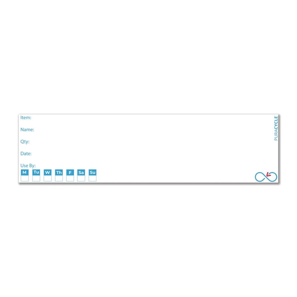 Puracycle Reusable Day Bottle Labels (25 Pack)