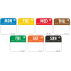Vogue Removable Day of the Week Labels (7000 Pack)