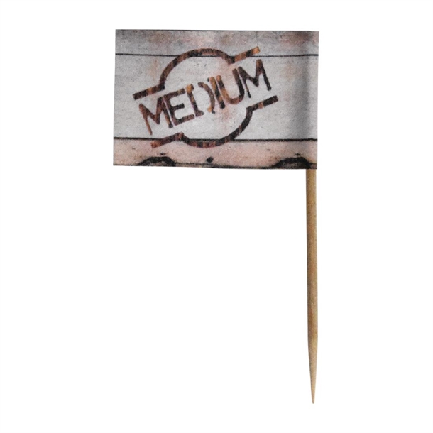 Bamboo Steak Markers - Medium (Pack 200)