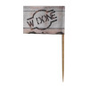 Bamboo Steak Markers - Well Done (Pack 200)