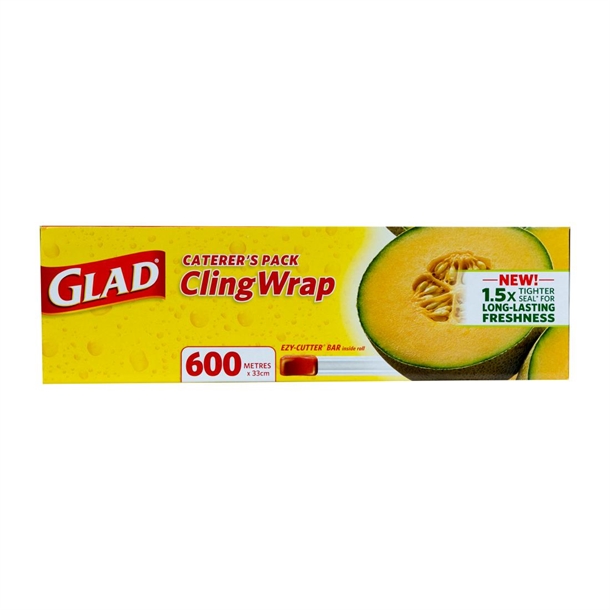 Glad wrap 600m x 330mm dispenser