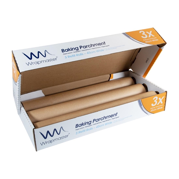 Wrapmaster Baking Parchment 450mmx50m (3 Pack)