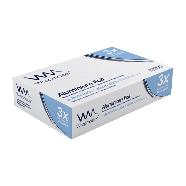 Pack of 3 Wrapmaster Foil Refills 305mmx90metre (3 Pack)