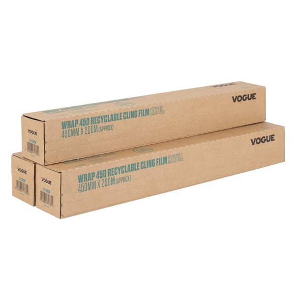 Vogue Wrap450 Eco Cling Film Refill (3 Pack)