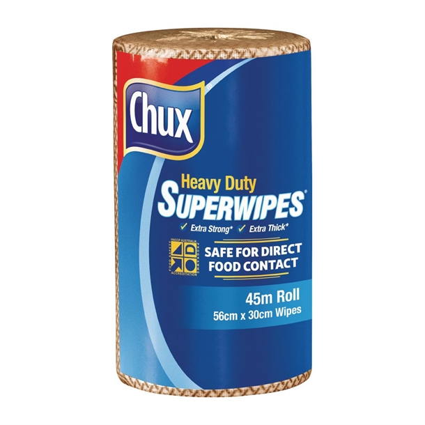 Chux Superwipes Heavy Duty Espresso 45m Roll