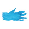 Vogue Powder Free Blue Vinyl Gloves