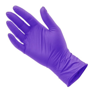 Bastion Progenics - Nitrile Powder Free Gloves - Purple - Pack 100