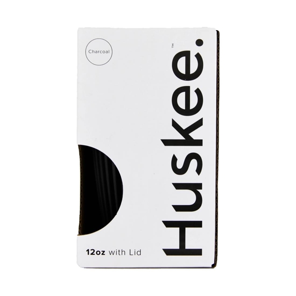 HuskeeCup Cup with Lid 409ml Charcoal (Single)