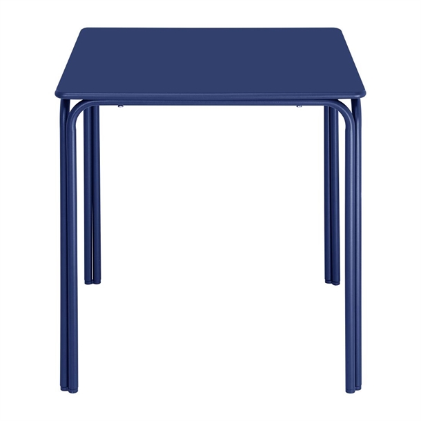 Bolero Adeline Steel Square Table 700mm Dark Navy