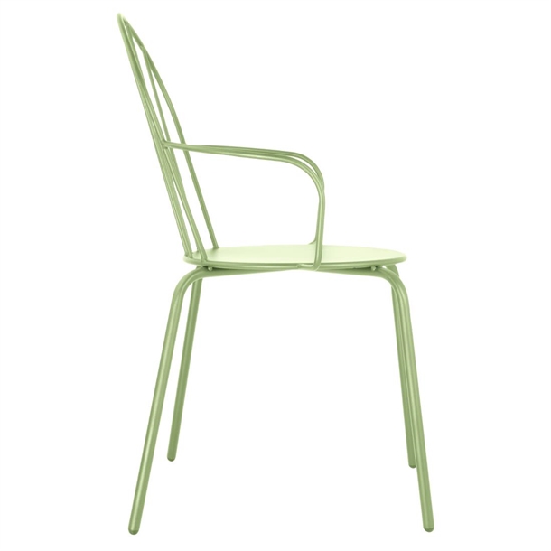 Bolero Adeline Arm Chair Light Green (4 Pack)