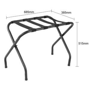 Bolero Luggage Rack Black