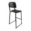 Furnlink Denver Black Vinyl Barstool (2 Pack)