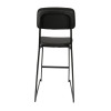 Furnlink Denver Black Vinyl Barstool (2 Pack)