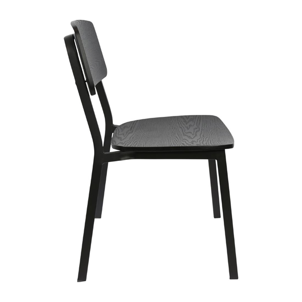 Furnlink Denver Black Chair (2 Pack)
