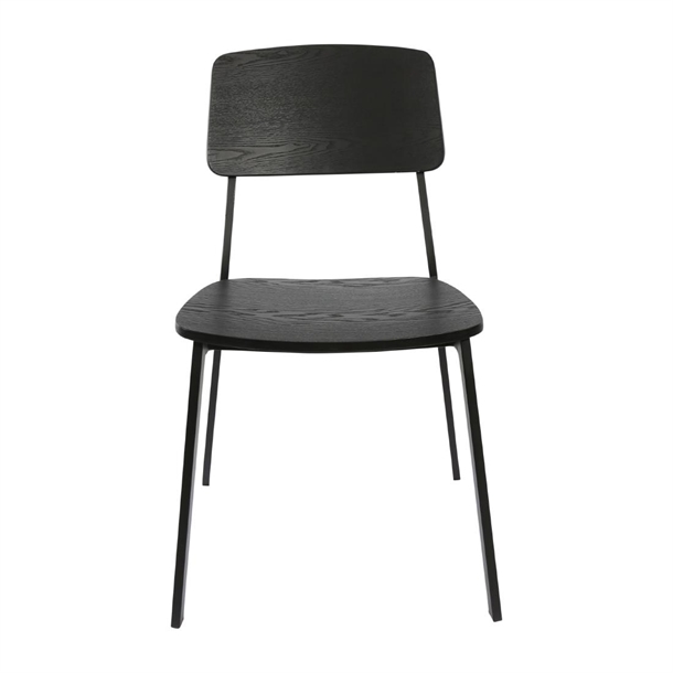 Furnlink Denver Black Chair (2 Pack)