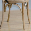 Bolero Natural Wooden Dining Chairs with Backrest (2 Pack)