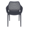 Furnlink Siesta Exclusive Air XL Armchair - Anthracite (2 Pack)