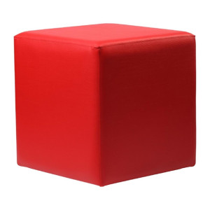 Furnlink Ottoman Cube - Red (2 Pack)