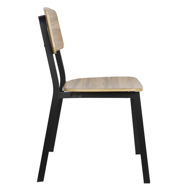 Bolero Beaufort Wooden Interior Dining Chairs (2 Pack)