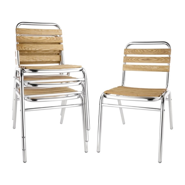Bolero Ash Bistro Side Chair (4 Pack)