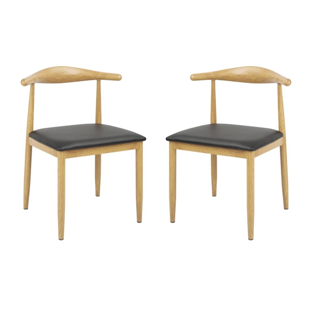 Bolero Camden Padded Interior Chairs (2 Pack)
