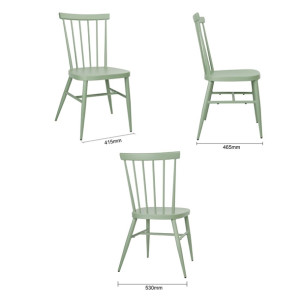Bolero Windsor Aluminium Green Chairs (4 Pack)