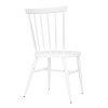Bolero Windsor Aluminium White Chairs White (4 Pack)